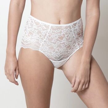 Histoire de dentelle de Sylvia Culotte taille haute-BLANC 2