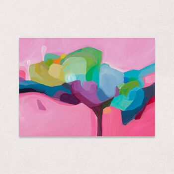 Emballage cadeau abstrait rose | Papier Cadeau Art Abstrait 3