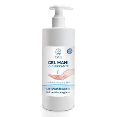 Gel Igienizzante Mani - 500 ml con base alcolica al 70%