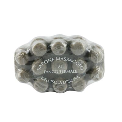 Massage soap with thermal mud - pack of 125 gr