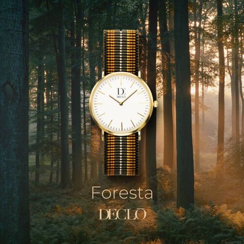 DECLO OROLOGIO FOREST gold case