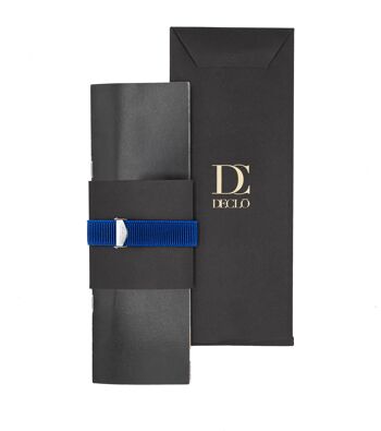 DECLO' Bleu Marine Bracelet Argent 1