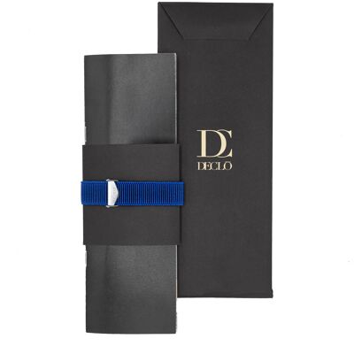 DECLO' Bleu Marine Bracelet Argent