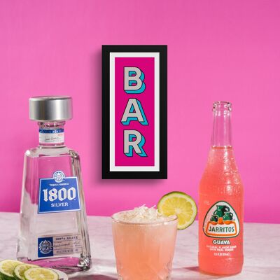 BAR print | Drinks art | alcohol wall art | Custom BAR print | Kitchen Art | Typography Wall Decor