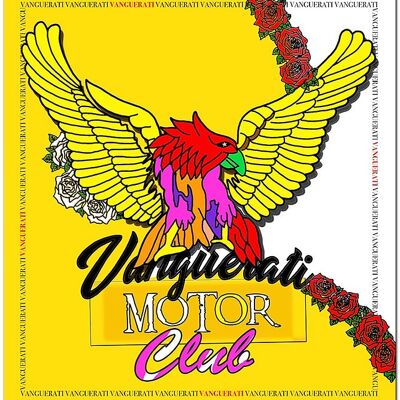 Pañuelo de seda águila motor club