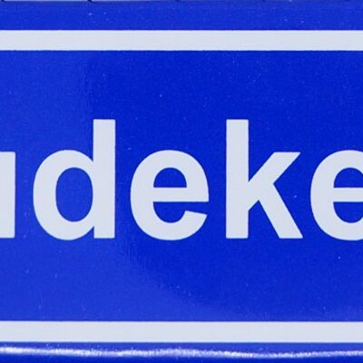 Fridge Magnet Town sign Koudekerke