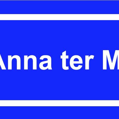 Fridge Magnet Town sign Sint Anna ter Muiden