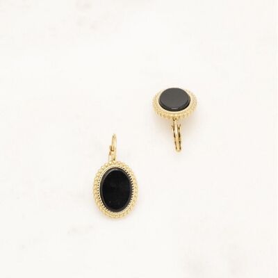 Riva Earrings - Onyx