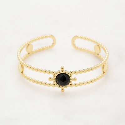 Bracelet jonc Noalie - Onyx