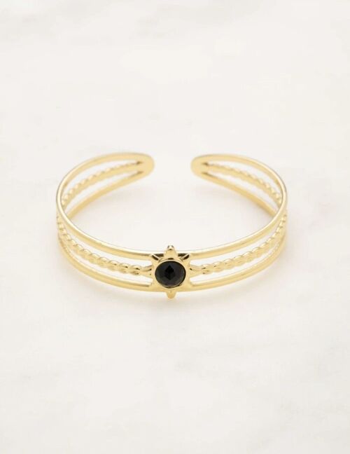 Bracelet jonc Cybélia - Onyx