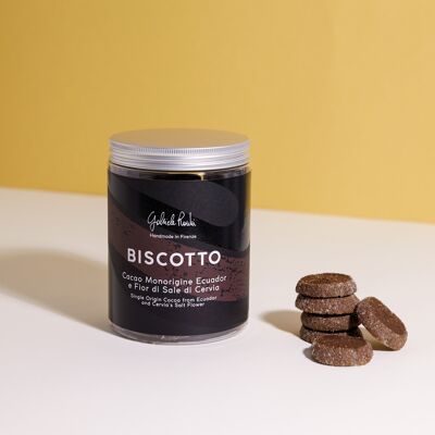 Biscotto Cacao monorigine Ecuador e Fior di Sale di Cervia