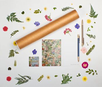 Abeilles et fleurs de lilas Cartes postales 4