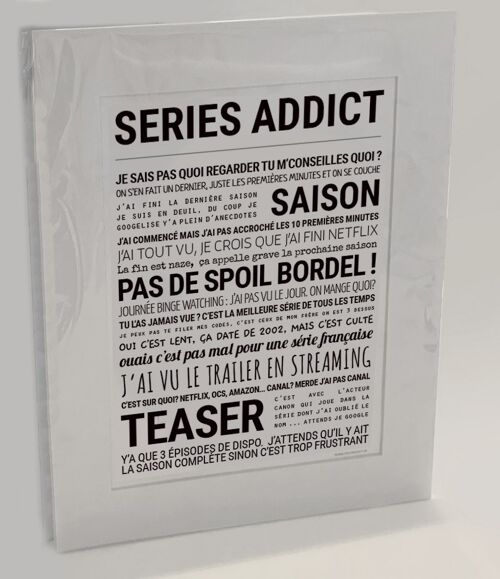 Affiche "Series addict"