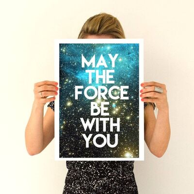 Weihnachtsgeschenkidee – Star Wars inspirierendes Poster, Digitaldruck, Wanddekoration, Star Wars inspiriert, Wandbehang Star Wars TYQ202WA3 (ohne Aufhänger)
