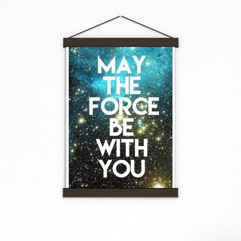 Idée de cadeaux de Noël - Affiche inspirée de Star Wars, décoration murale à impression numérique, inspirée de Star Wars, tenture murale Star Wars TYQ202WA3 (sans cintre) 2