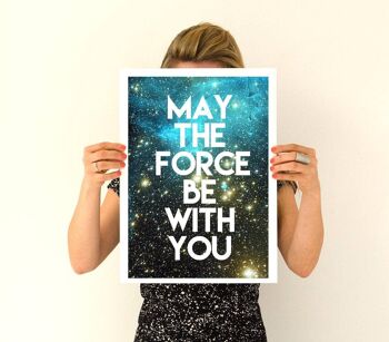 Idée de cadeaux de Noël - Star Wars Inspirational Poster, Digital Print Wall Decor, Star Wars Inspired, Wall Hanging Star Wars TYQ202WA3 1