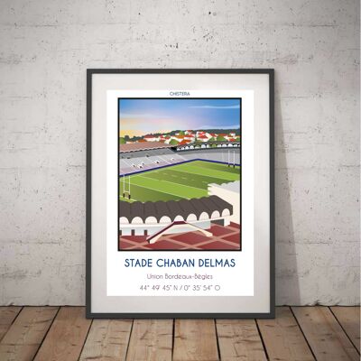 Affiche stade Chaban Delmas