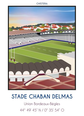 Affiche stade Chaban Delmas 2