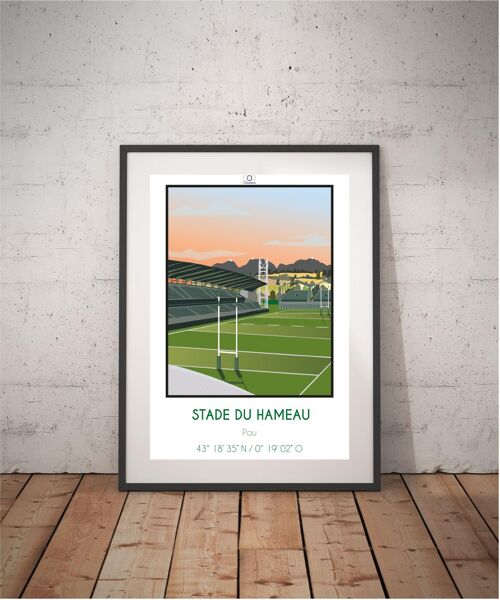 Affiche stade du Hameau