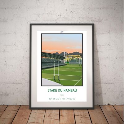 Affiche stade du Hameau