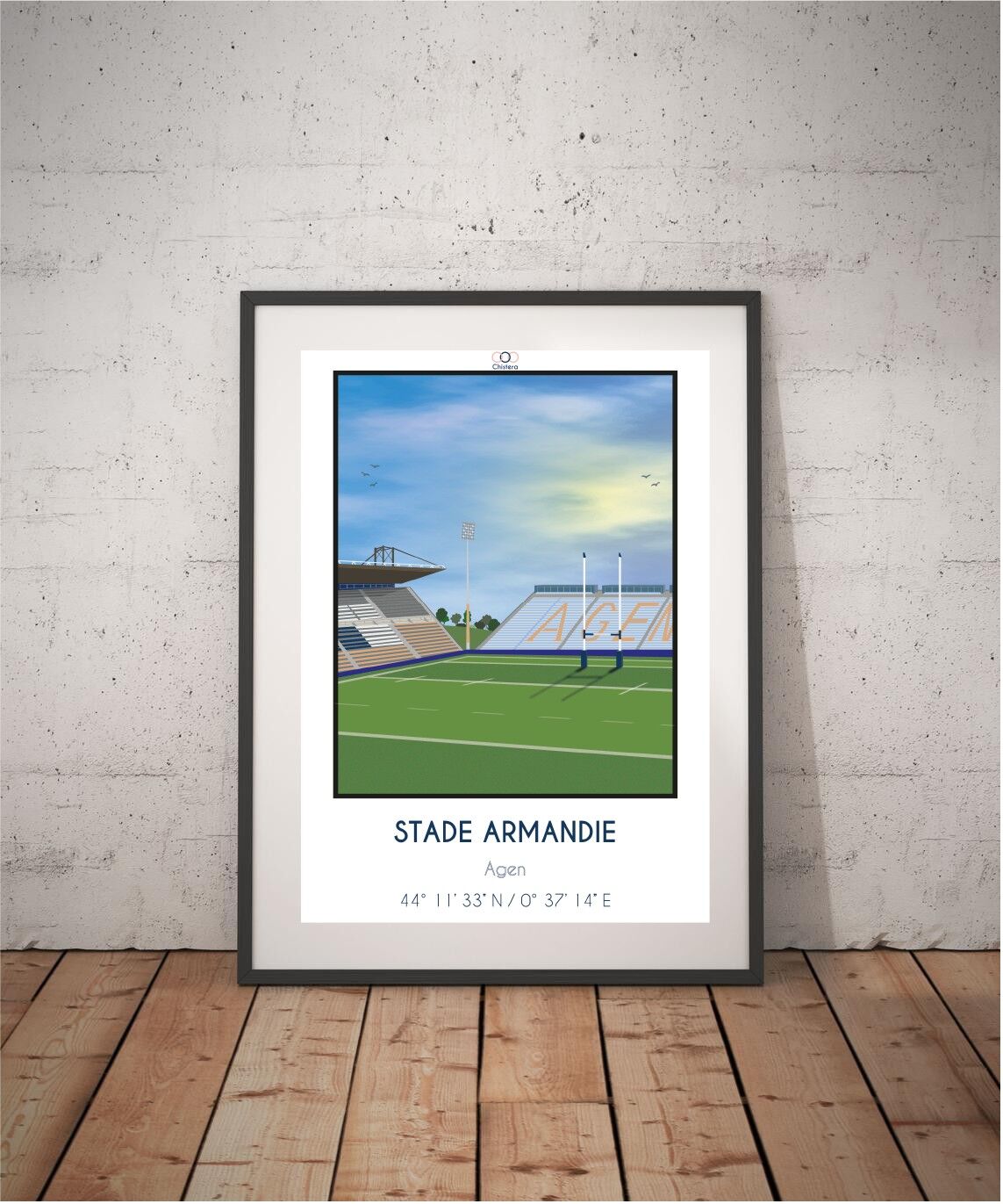 Locandina dello stadio Armdie