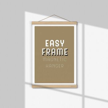 Easy Frame - Porte-affiche magnétique pour encadrer l'art et les images - A5 15,5 cm / 6,1 pouces 3