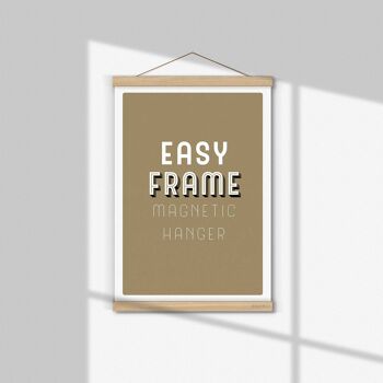 Easy Frame - Porte-affiche magnétique pour encadrer l'art et les images - 8x10 22cm/8.7 pouces 3