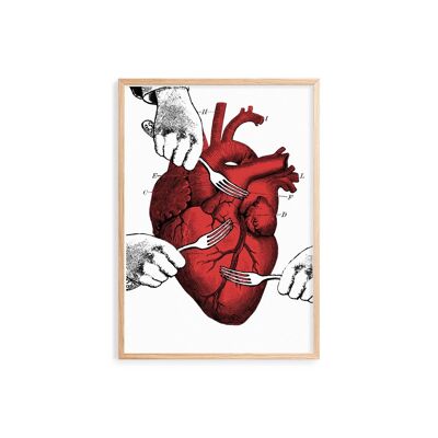 MANGIA IL TUO AMORE - Pagina del libro S 5x7 (senza gancio)