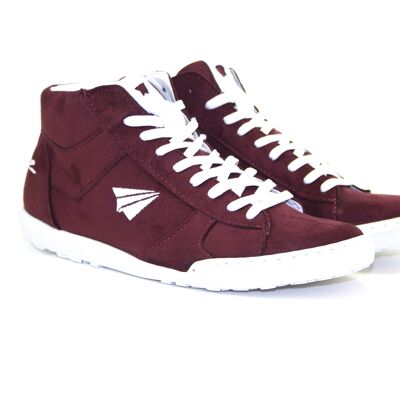 be free – Sneaker High-Cut bordeaux (37-41)