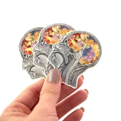 Flowery Brain stickers
