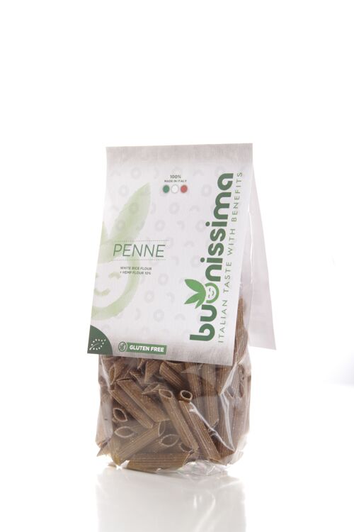 Gluten free white rice and hemp penne