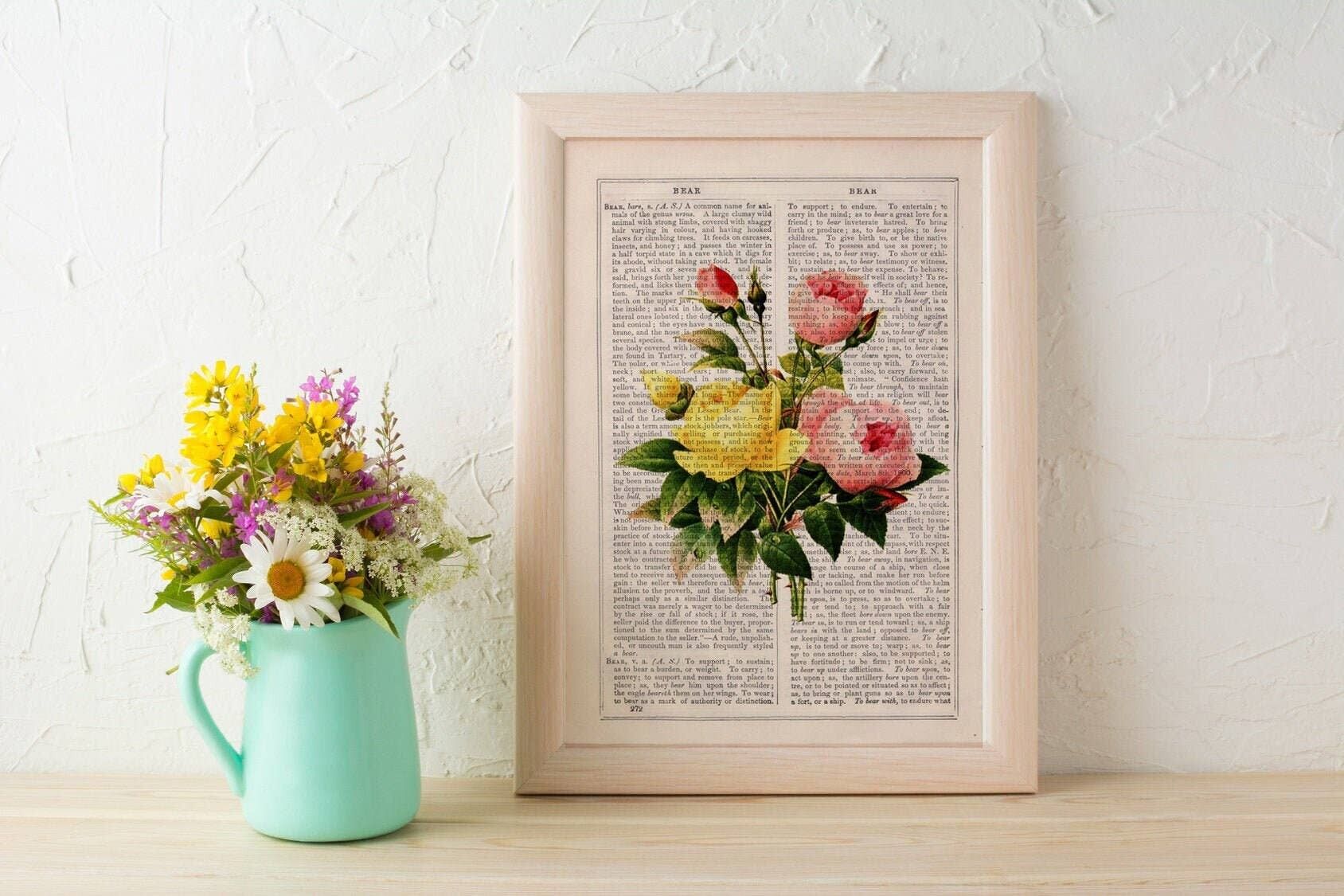 Geschenk unter 10, Wandkunstdruck Geschenk unter 10 – Pink and Yell – Notenblatt 6,5 x 9,5