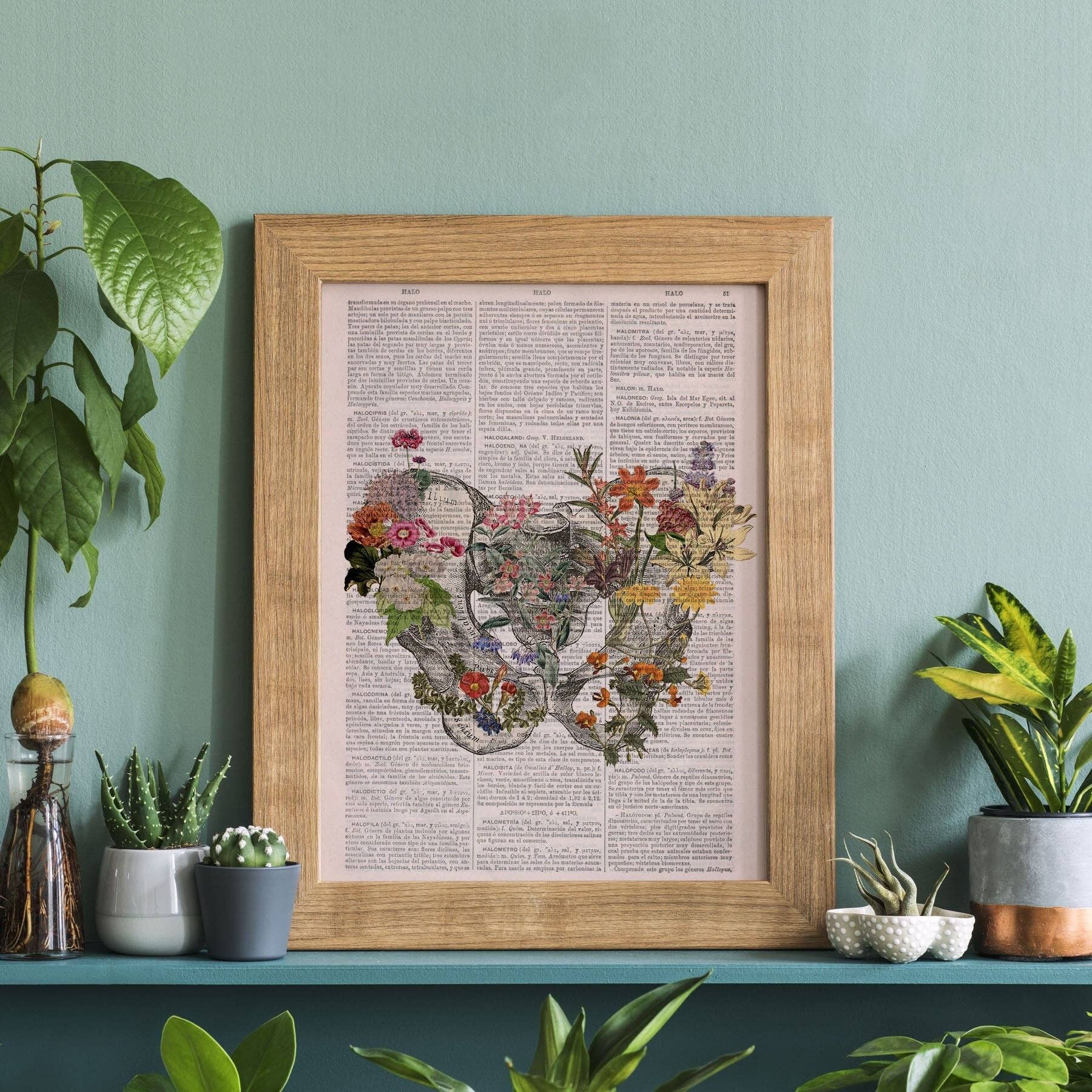 Stampa del bacino felice - A5 bianco 5,8x8,2