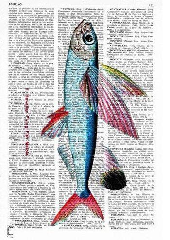 Hawaiian Flying Fish - Livre Page M 6.4x9.6 2