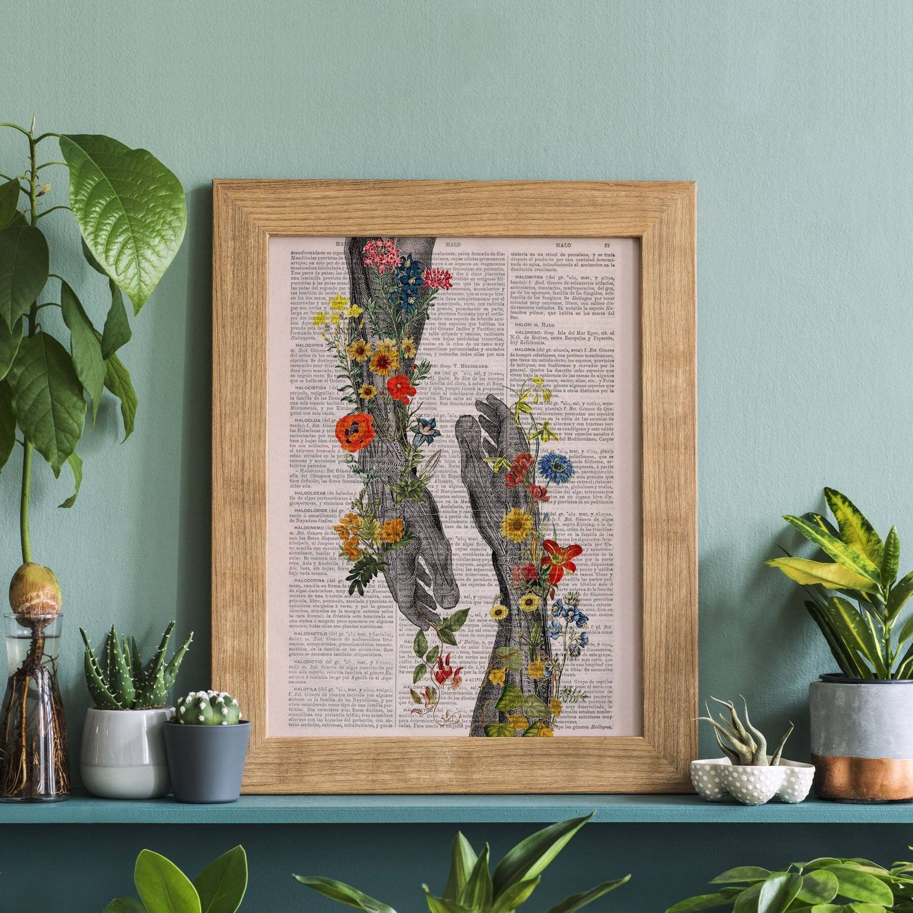 Holding Hands Print - Poster A3 11,7 x 16,5 (senza gancio)