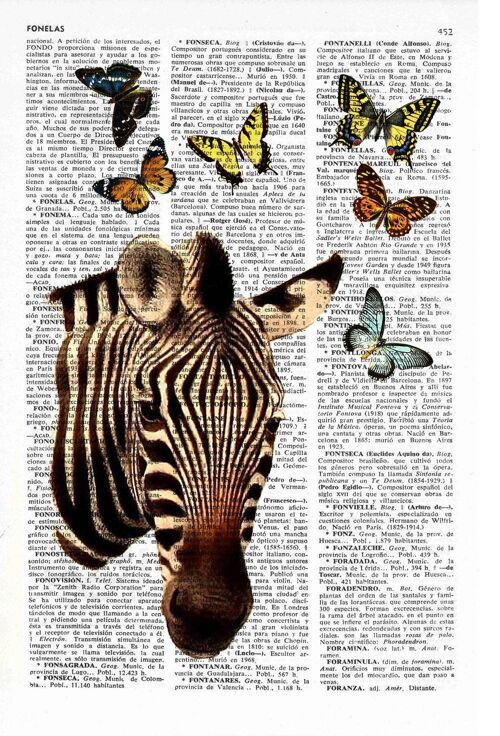 Home gift, Christmas Gifts, Zebra with butterflies Art Print, DICTIONARY Art Print, Wall Decor, Zebra POSTER Dorm Decor Art Fun print ANI004 - Book Page S 4.1x6.6