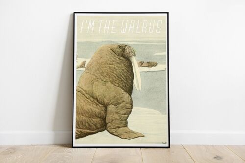 I am the Walrus Vintage Poster (No Hanger)