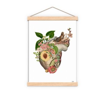 Juicy Heart Print - Blanc 8x10 (Sans Cintre) 3