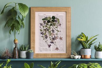 Lilac Bells Wild Flowers Print - Livre Page M 6.4x9.6 (No Hanger) 1