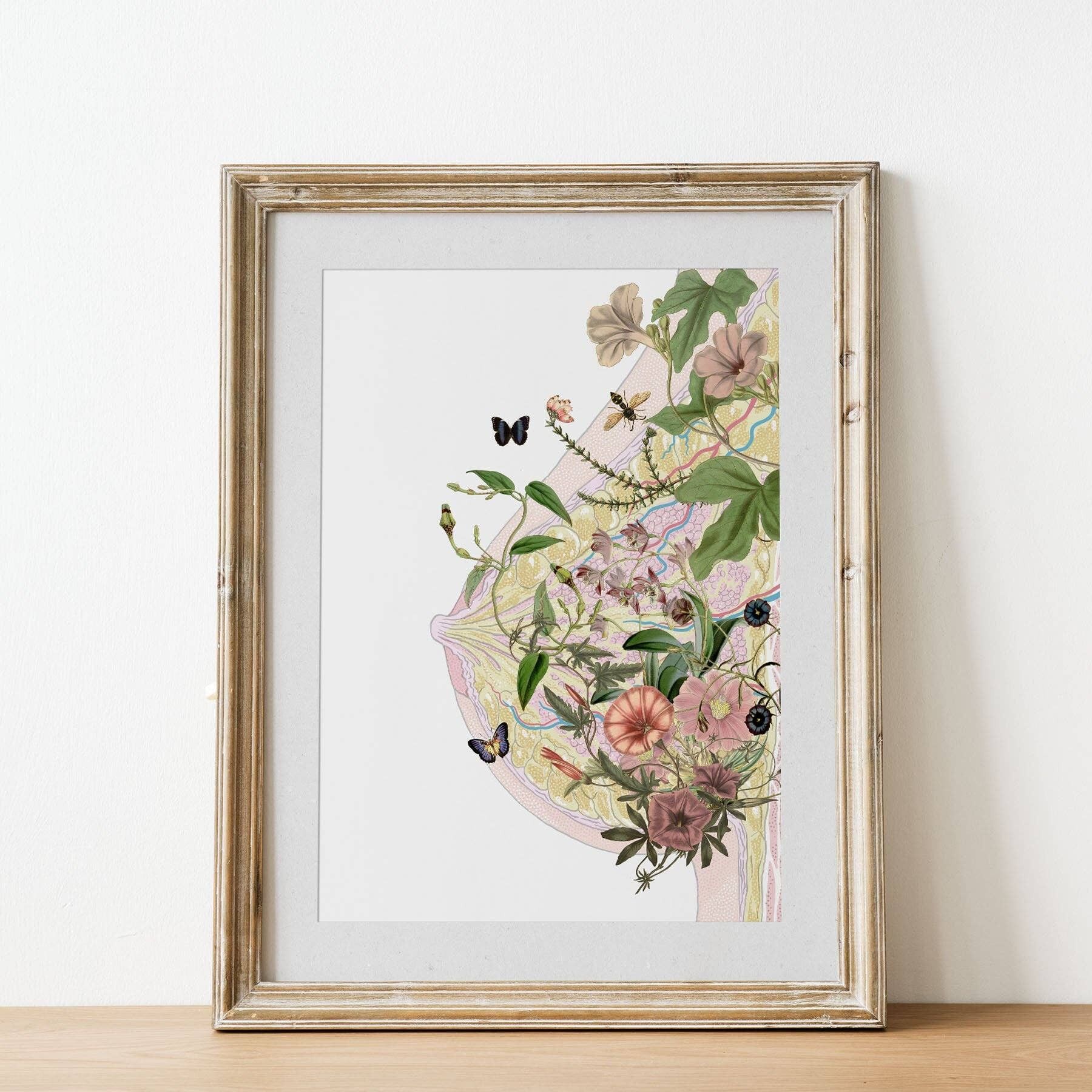 Meine Brust ist ein erstaunliches Geschenk, das die Laktation fördert. - A3 Weiß 11,7 x 16,5