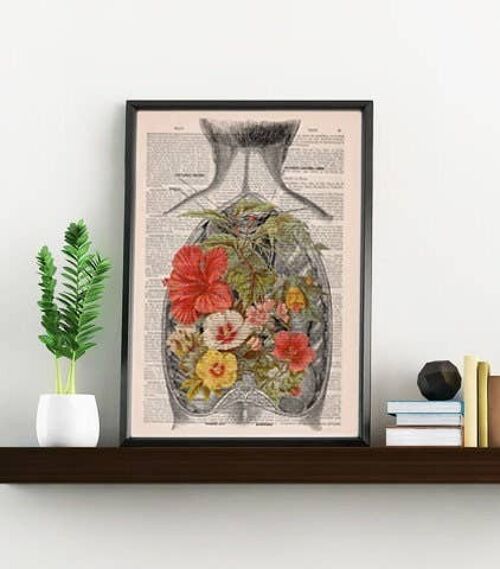 Nature on an Open Back - A3 Poster 11.7x16.5 (No Hanger)