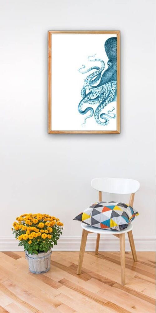 Octopus III sealife art print