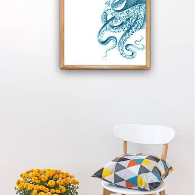 Octopus III Sealife-Kunstdruck