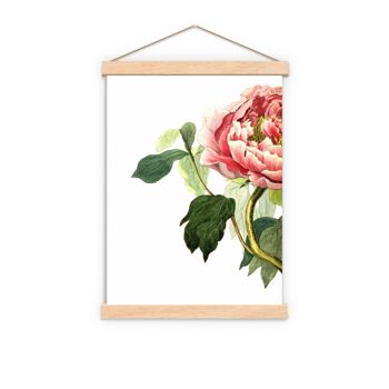 Détail de fleur de pivoine - Page de livre L 8.1x12 (sans cintre) 3