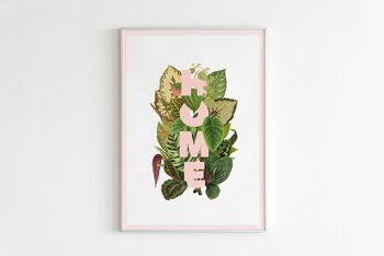 Amoureux des plantes Nature art Print - White 8x10 (No Hanger) 1