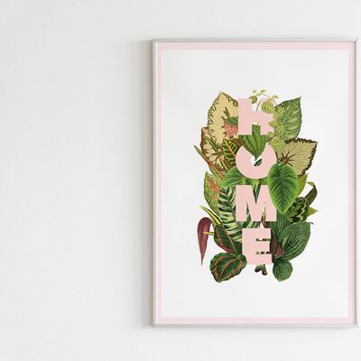 Plant lover Nature art Print - White 8x10 (No Hanger)