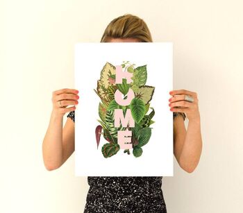 Amoureux des plantes Nature art Print - White 8x10 (No Hanger) 4
