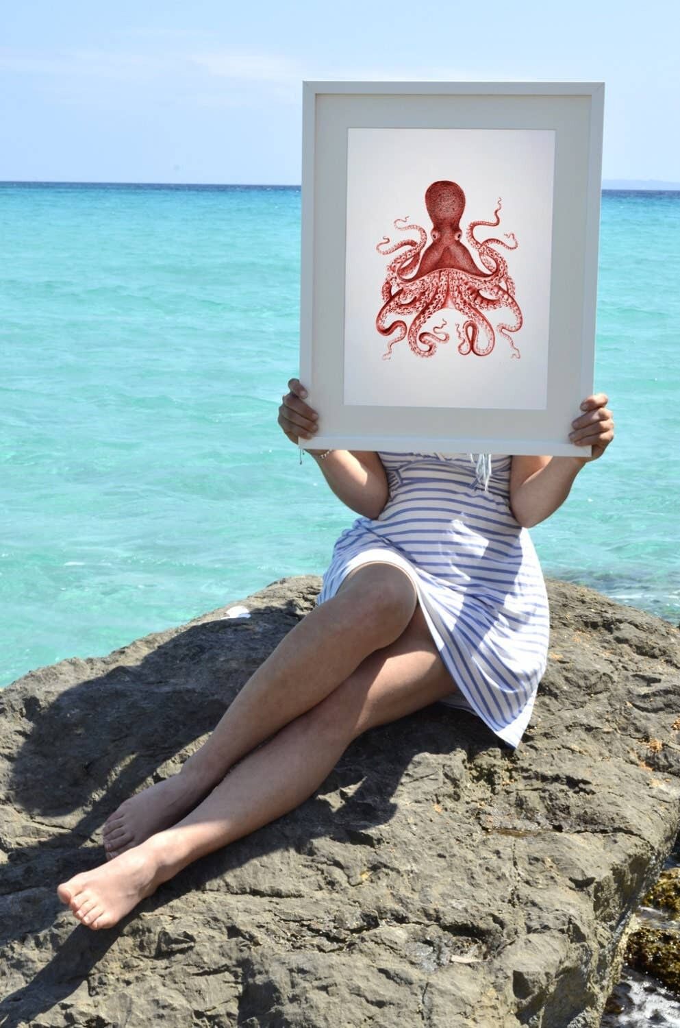 Roter Oktopus Nr.10