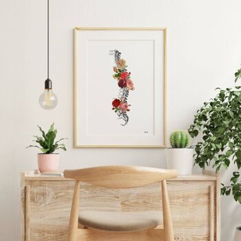 Roses Spine - Affiche A3 11,7 x 16,5 (sans cintre) 1