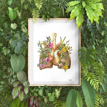 Soft Colors Flowery Lungs - Livre Page M 6.4x9.6 (No Hanger) 2